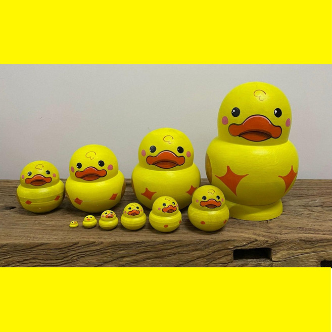 진심글로벌 러시아인형마트료시카 오리 러시아전통 세트, 1개, 단일 항목