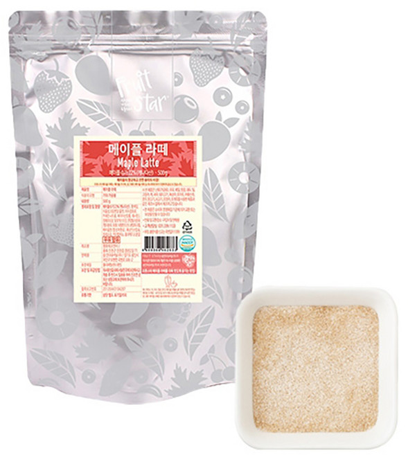 솜 프룻스타 메이플라떼 파우더 500g 1박스 20개, 10개, 1개입