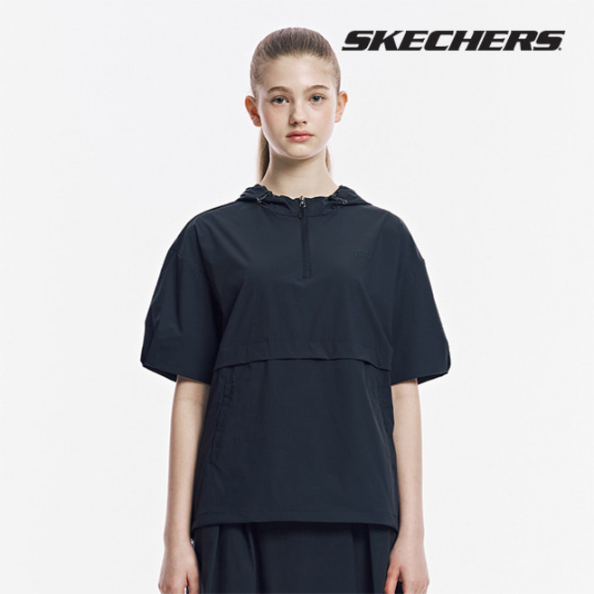 [스케쳐스] 여성 우븐 반팔 아노락 SL3WTCFM013