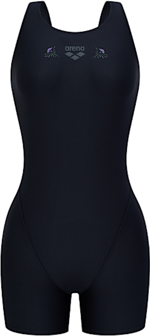 아레나 여성 실내 3부 수영복 A5FL1LD42 BLK