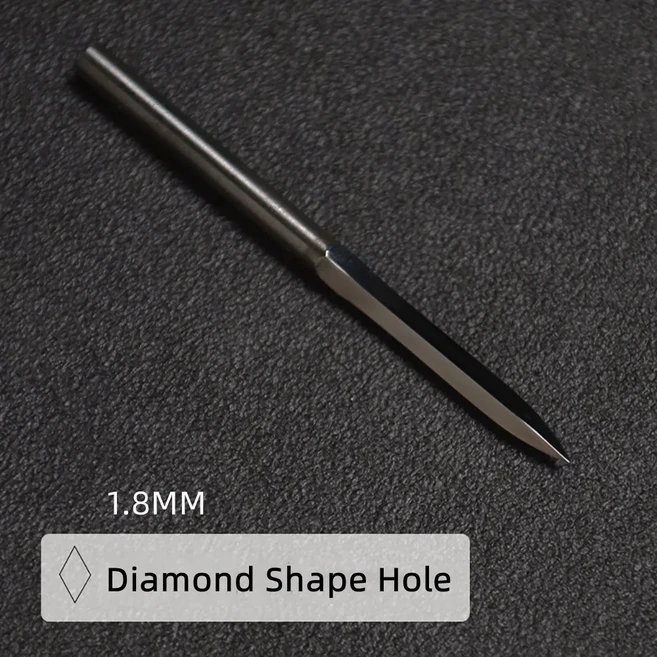 펀칭 Migu 가죽 바느질 송곳 짧은 단단한 나무 손잡이 HSS 분리형 바늘 DIY 수제 공예 도구, 1개