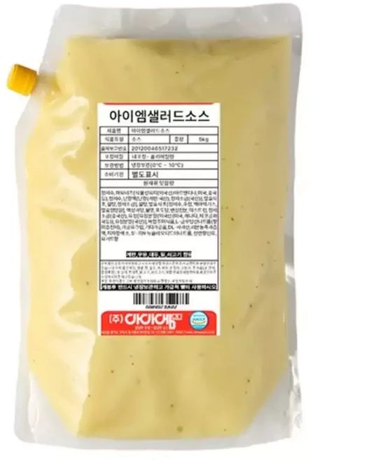 아이엠소스 아이엠샐러드드레싱 5kg, 1개