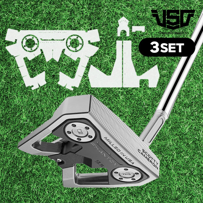 24년 스카티카메론 팬텀 9 퍼터 호환 골프채 무광 보호필름, 풀세트(오른손잡이용)