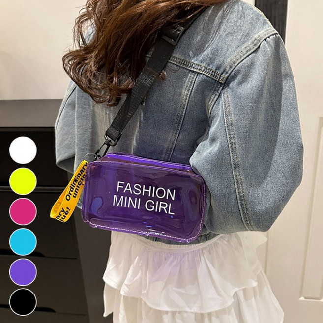 젤리 사각 미니 크로스백 ELG-200