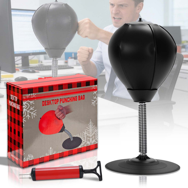 책상 샌드백 책상용 미니 샌드백 가정용샌드백 복싱 펀칭볼, 블랙