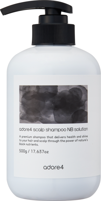 어도어포 흑삼 흑곡샴푸 NB솔루션500g, 2개, 500ml