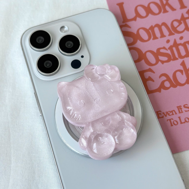 러블리 마블 키티 스마트톡, 맥세이프용, 1개, 연분홍