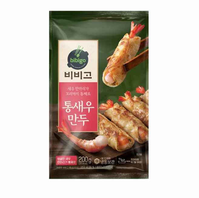 비비고 통새우만두, 1개, 200g