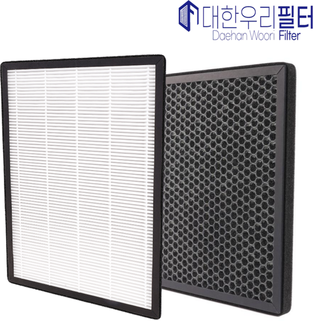 대한우리필터 바이마르 케어존 공기청정기 호환 H13 3중 필터 VMK 1854A CareZone 1901, 1세트, 프리+ 헤파 +탈취