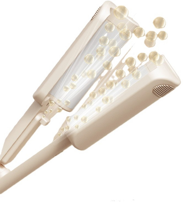 PYHO 4단계 온도조절 물결펌 고데기 에그롤 라면머리 히피펌 기계 32mm 매직기, LR-288, 크림 베이지