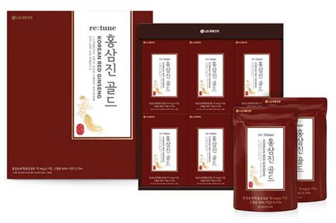 리튠 홍삼진 골드 24포 60ML LG골드1호 LG생활건강, 1개