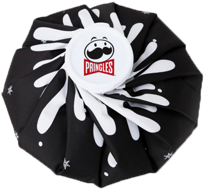 프링글스 얼음주머니 쿨링 아이스팩, 블랙, 2개