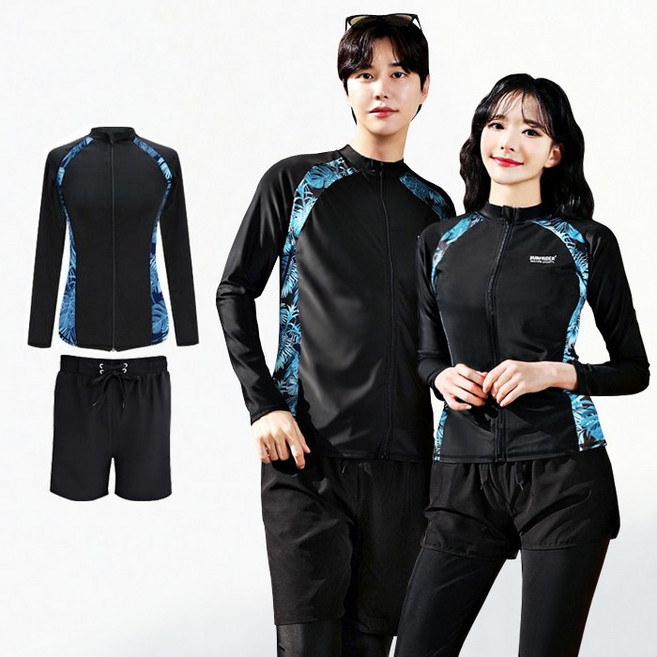 서프라이더 남녀 상하의 세트 프린팅 래쉬가드 빅사이즈 /SURFRIDER