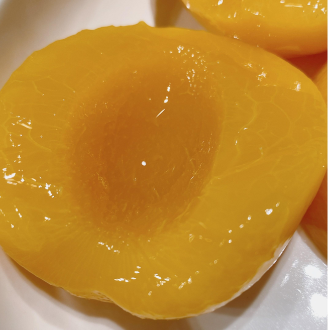黃桃罐頭 無防腐劑方便即食保留水果原味, 1個, 黃桃罐頭 - 850g