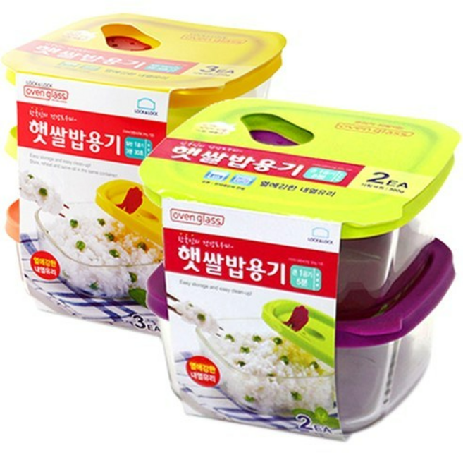 락앤락 햇쌀밥용기 320ml x 3p + 410ml x 2p, 7세트, 2p 410ml + 3p 320ml