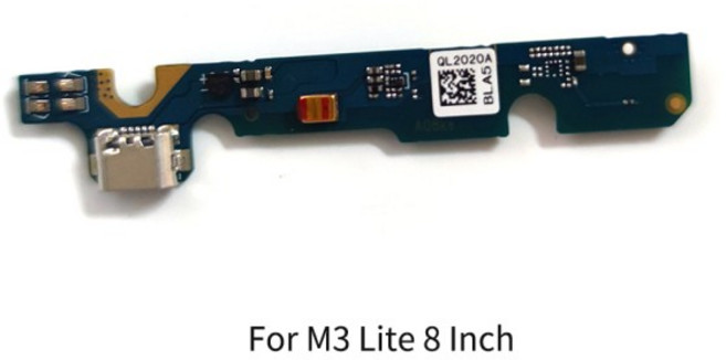 화웨이 미디어패드 M3 라이트용 USB 포트 충전 보드 USB 충전 도크 포트 플렉스 케이블 수리 부품 8 인치, 02 For 4G Version, 1개