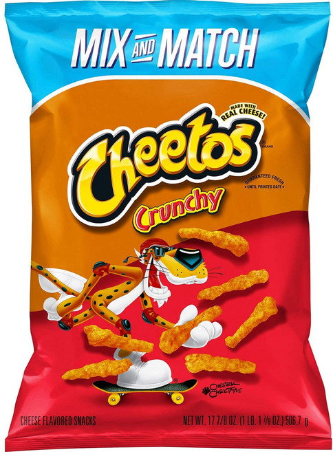[미국직배송]치토스 크런치 오리지널 초대용량 506.7g Cheetos Crunchy Cheese 17.875 oz., 1개