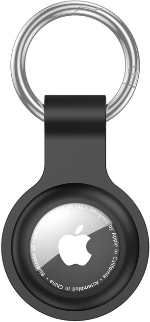 애플 에어태그2 보호 케이스, 1개, 블랙