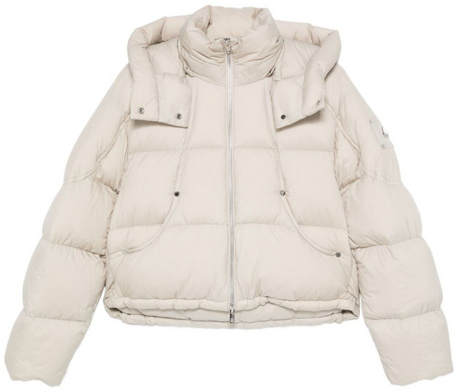 무스너클 로고 장식 패딩 재킷