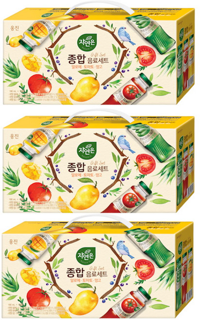 자연은 종합음료세트, 36개
