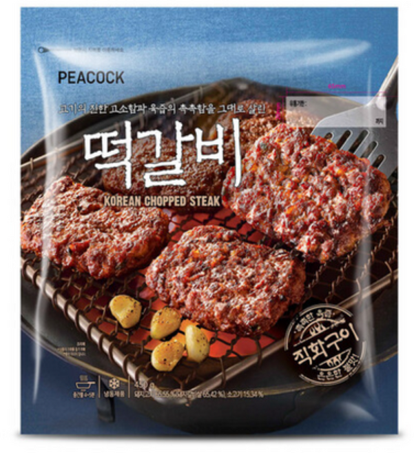 피코크 [T] [피코크]떡갈비 450g 3봉, 1.35kg, 1개