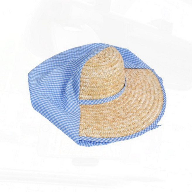 농사모자 밀짚 치마형 햇빛 차단 챙 야외 농작업 자외선 캡, 상세페이지 참조