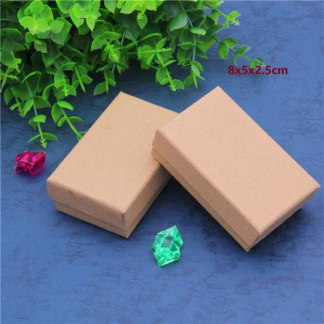 24 Pcs 골판지 보석 상자 3.54×3.54x1.18 정사각형 종이 크래프트 선물 포장 크리스마스, 5)18pcs