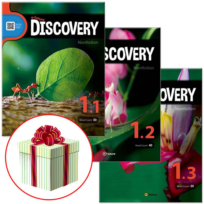 e-future Discovery nonfiction 이퓨쳐 디스커버리 1.1 1.2 1.3 초등 영어 1단계 논픽션 리딩 전3권
