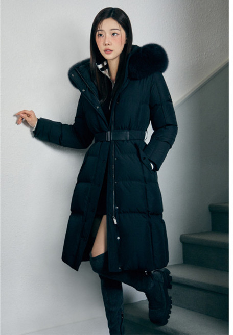 에고이스트 ER4TD007사가폭스퍼시그니처페미닌롱구스다운_DJ