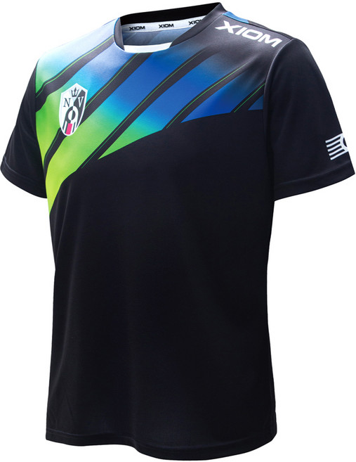 엑시옴(XIOM) 공식 본사 직영 오라클(ORACLE) 2컬러 기능성 탁구 유니폼 반팔 상의 경기용 탁구복