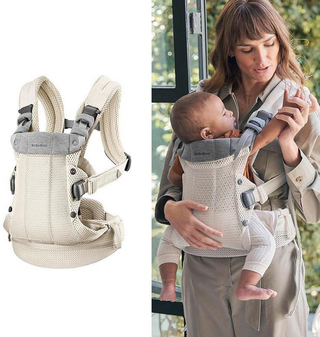베이베어아기띠 신생아아기띠 슬링아기띠 올인원아기띠, 최신 Harmony 3D 크림화이트