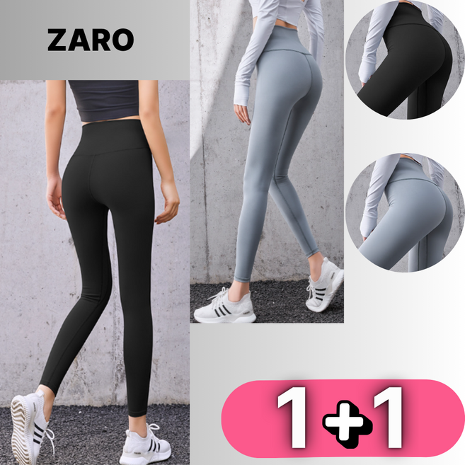 ZARO 하이웨스트 요가 필라테스 바지 1+1