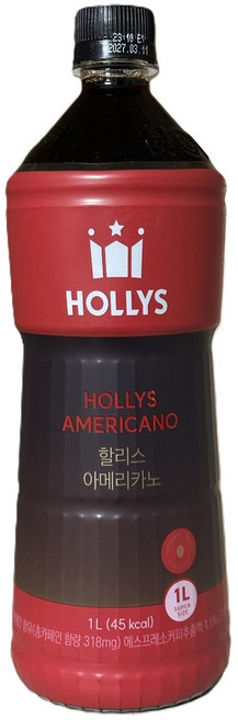 할리스 아메리카노, 1L, 1개입, 2개