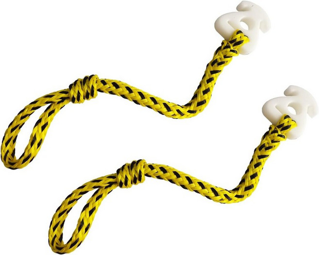 조다조카 2Pcs 보트 튜브 견인 가능한 로프 퀵 커넥터 스키 시두와 함께 웨이크 보딩 제트 웨이버너 수상 스포츠용 워터