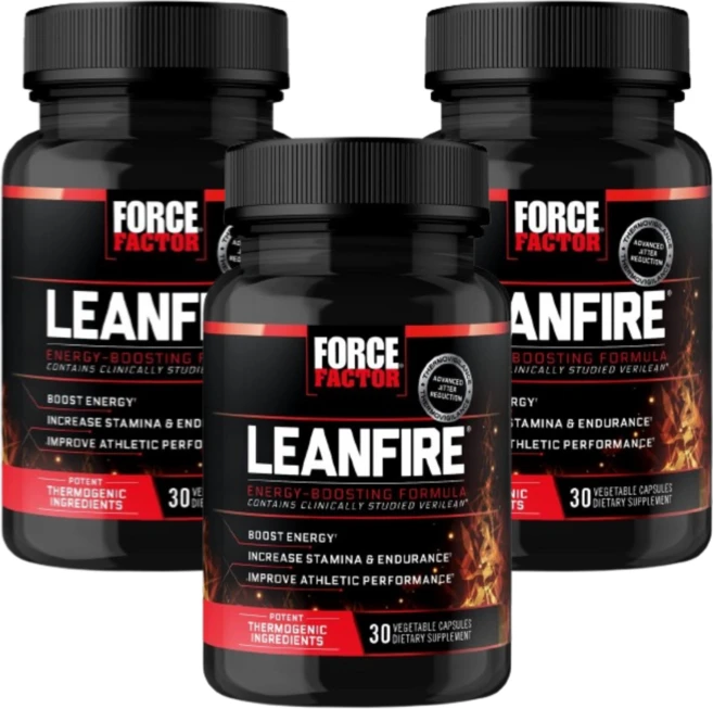 Force Factor LeanFire 빠르게 작용하는 체중 감량 포뮬라 베지 캡슐 30정 3 SET - 쿠팡