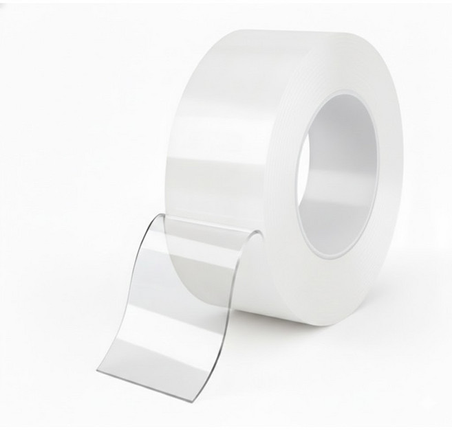 초강력 아크릴 폼 나노 실리콘 클리어 겔 양면 테이프 30mm x 5m, 투명, 2개