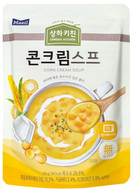 매일유업 상하키친 콘크림 스프 3p, 150g, 1개