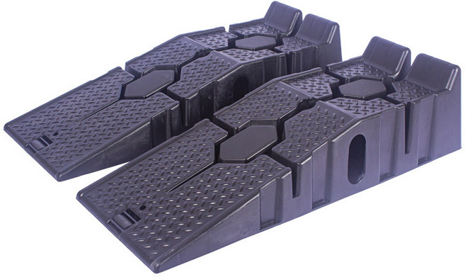 차량용간이리프트 정비 내리막 차량 이동식 고임목 공구, 두꺼운 유지보수 경사로 1개, 1개, 두꺼운 유지 보수 경사로 1개