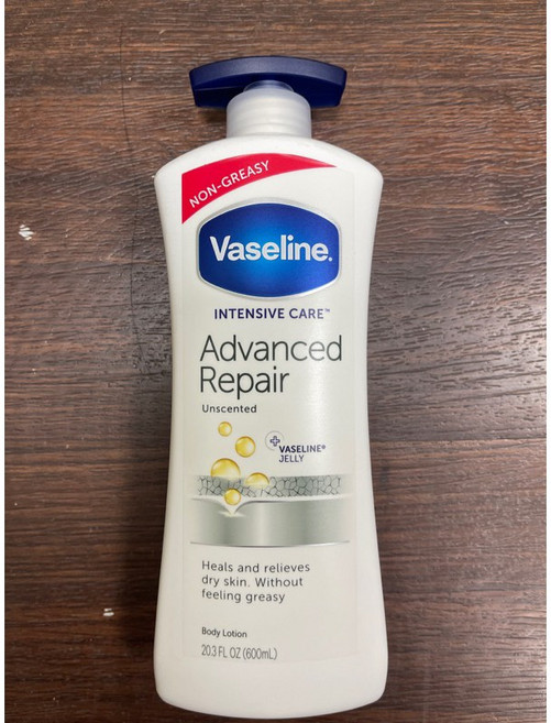 Vaseline 凡士林 Intensive Care Advanced Repair 身體乳液, 1個, 600ml修護無香