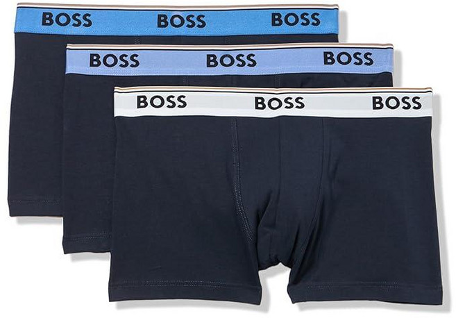 BOSS 3-Pack Multi Color Bold Logo Trunks midnight tide XXL