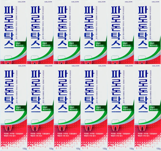 파로돈탁스 데일리 후로라이드 치약, 150g, 2개 - 쿠팡