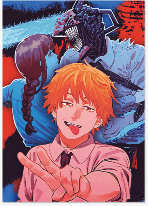 체인소맨 레제 펠트 패브릭포스터, FB_체인소맨_26, A2