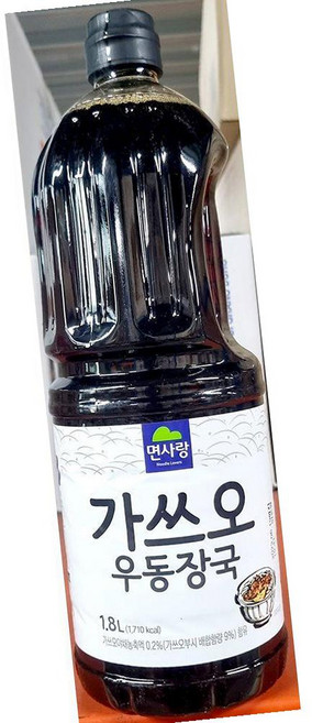 면사랑 가쓰오 우동 장국 1.8L 업소용 국물 소스 육수