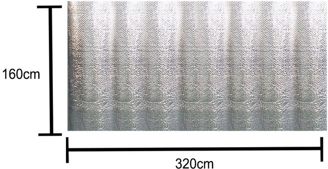 태양열 수영장 보호 커버 단열 필름 실내 야외 수영장 액세서리 방수포 커버, 160x320cm, 160X320cm