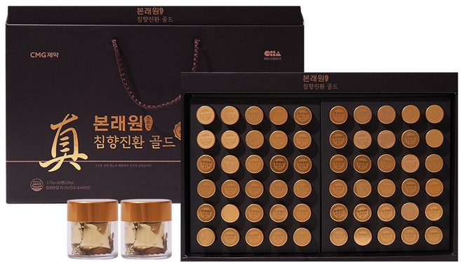 차바이오그룹 CMG제약 본래원 침향진환골드 (3.75g x 60환), 225g, 1개