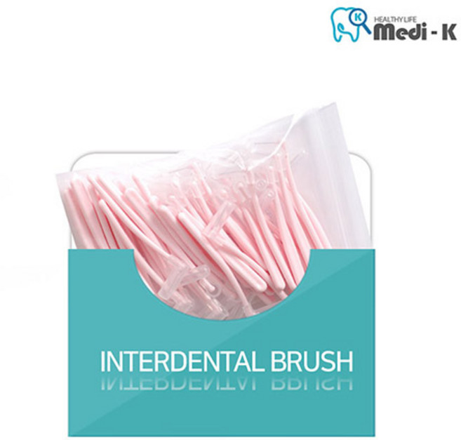 메디케이 치간칫솔 L형 SSS 0.7mm, 50개입, 1개