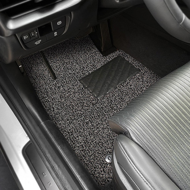 포시즌카매트 전차종 확장형 운전석 전용 코일매트, NQ5스포티지 가솔린/디젤(21년~), 프리미엄브라운