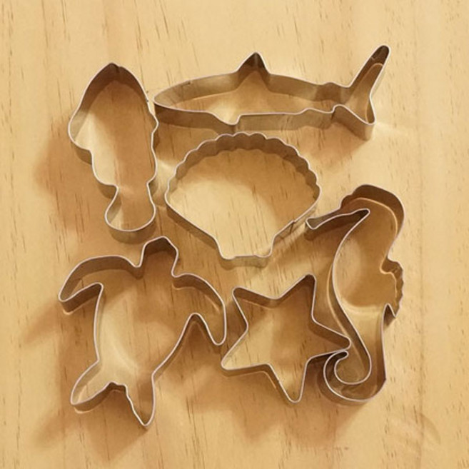 스텐쿠키커터 바다 6종세트, 1, 1개