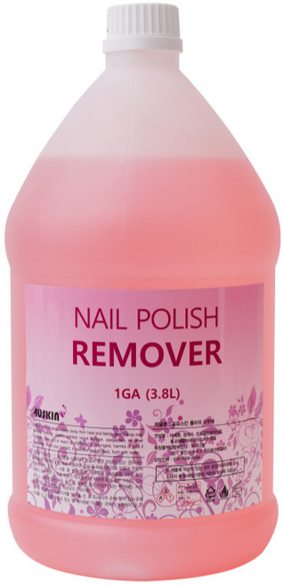 폴리쉬리무버 네일리무버 보습제함유 4uskin, 3.8L, 1개