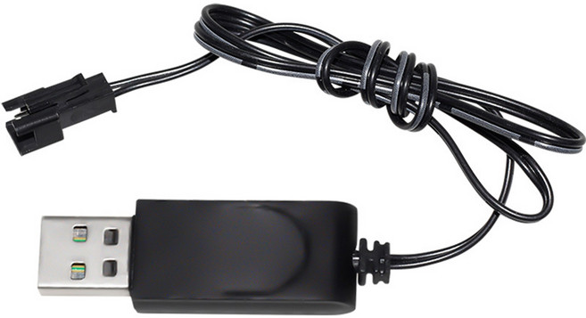 올칩 3.7V 리튬 배터리용 SM-2P USB 충전기 RC카 드론 보트 호환 충전 케이블, 1개, (SM) 3.7v USB충전기